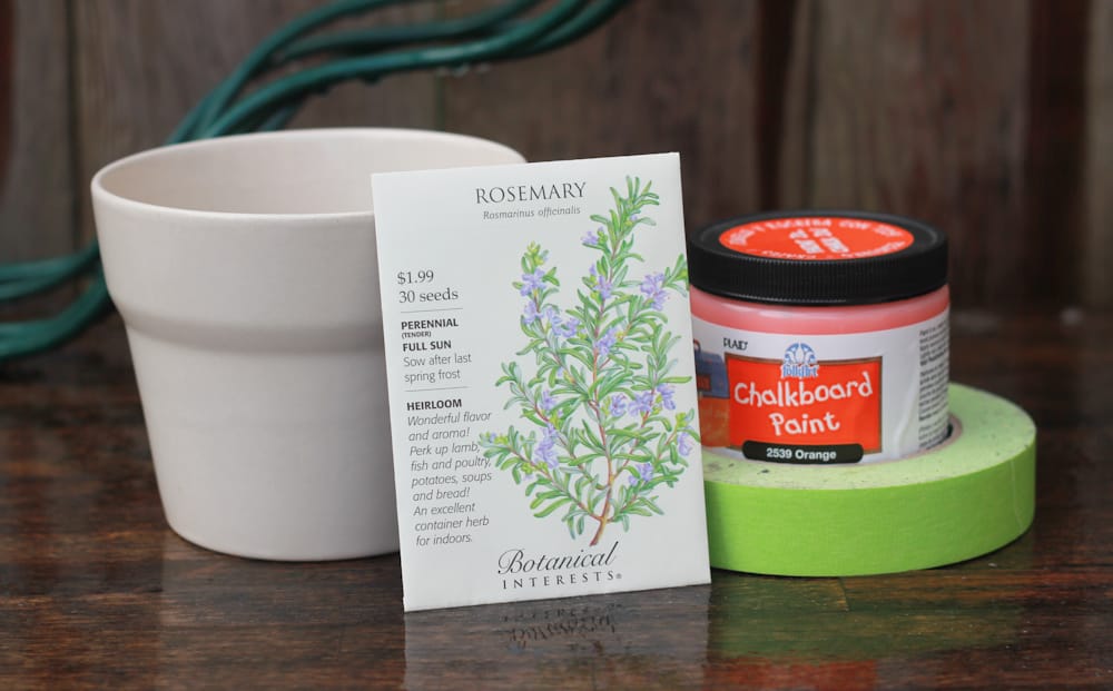 DIY Chalkboard Planters | The Crafted Life