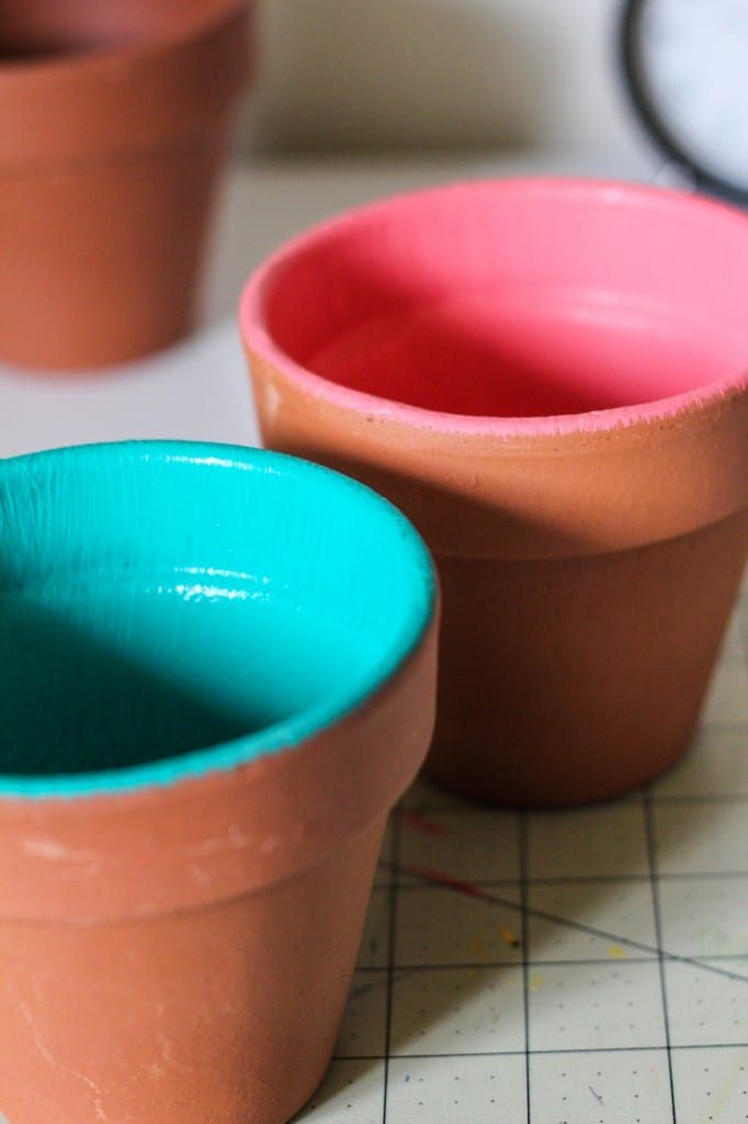 DIY Painted Planters | The Crafted Life
