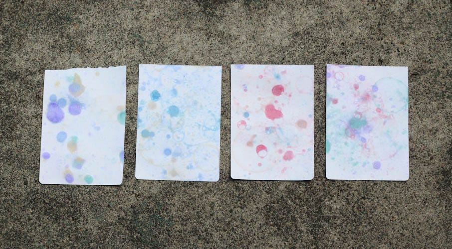 DIY Bubble Art | The Crafted Life