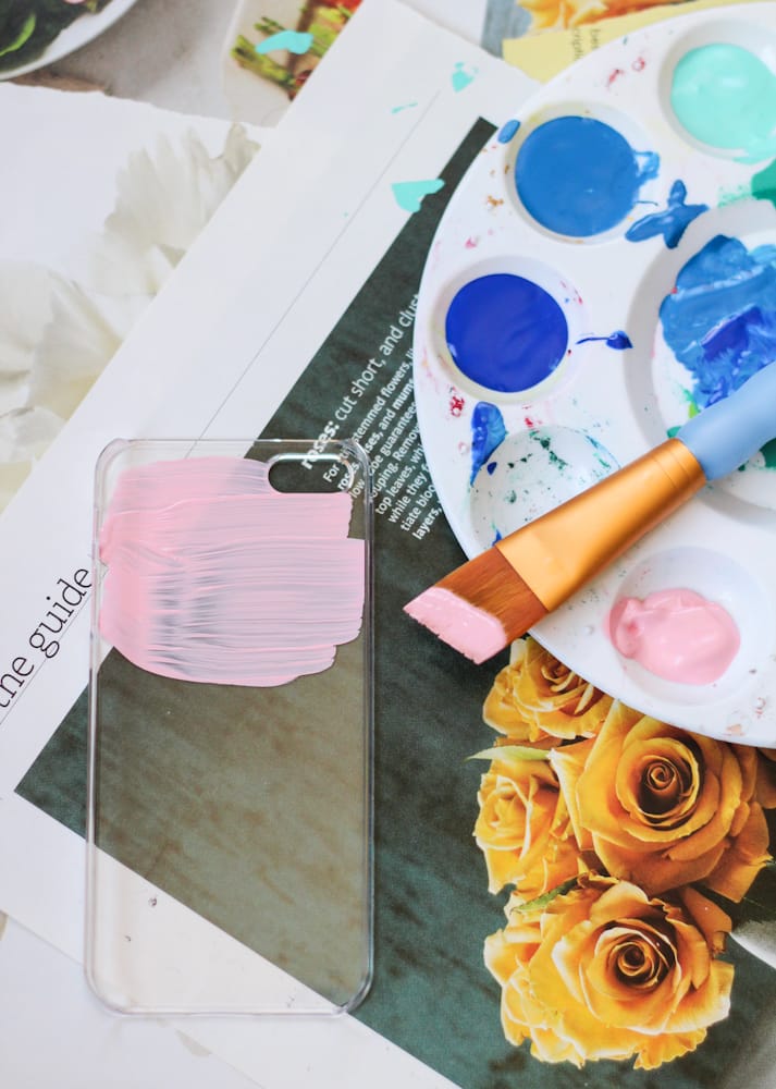 DIY Painterly iPhone Case | The Crafted Life