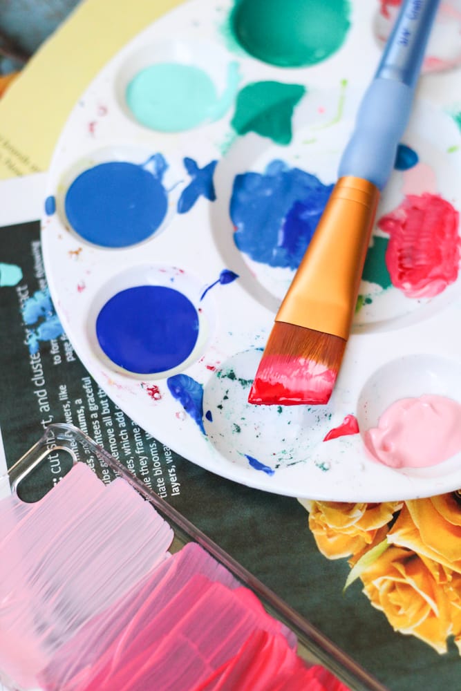 DIY Painterly iPhone Case | The Crafted Life