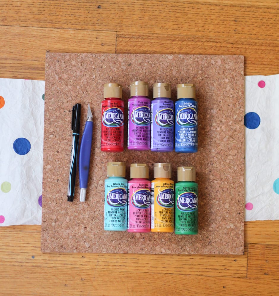 DIY Double Sided Cork Mousepad | The Crafted Life