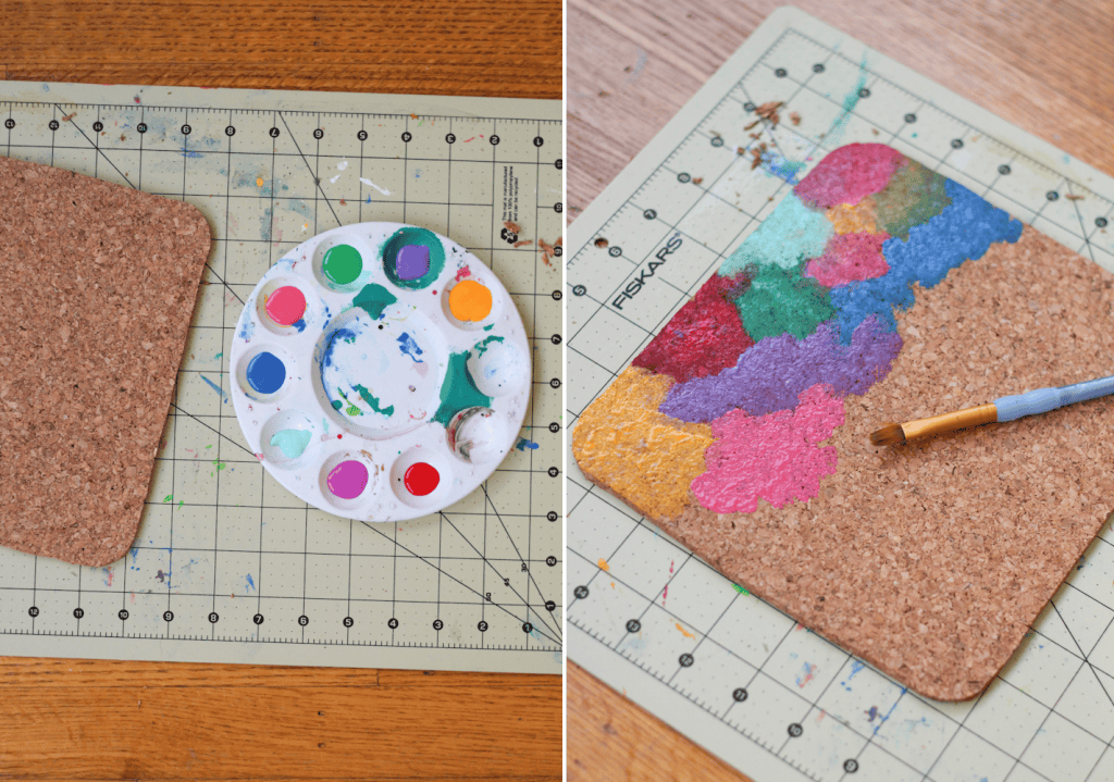 DIY Double Sided Cork Mousepad | The Crafted Life
