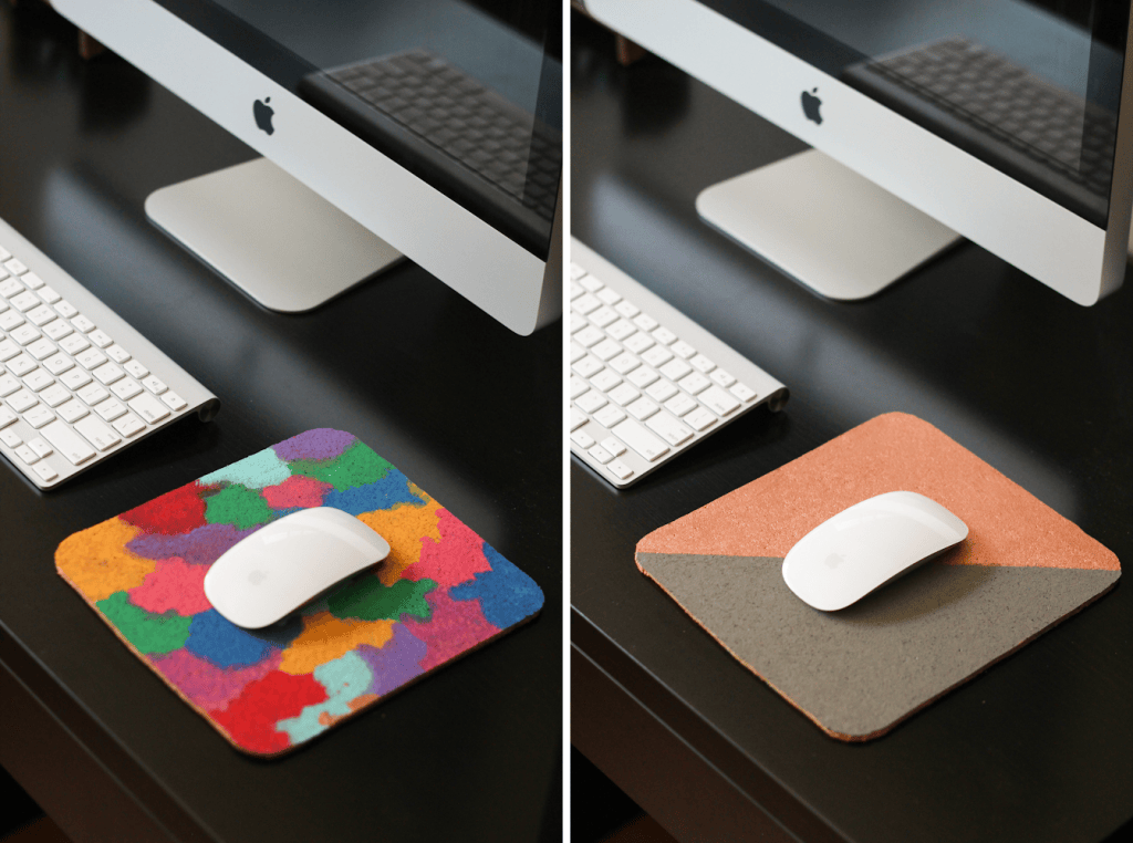 DIY Double Sided Cork Mousepad | The Crafted Life