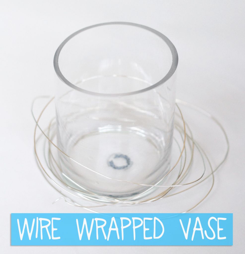 DIY Wire Wrapped Vase | The Crafted Life
