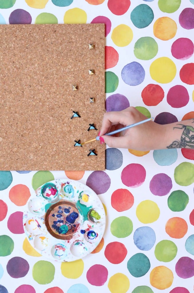 DIY Pyramid Stud Earrings | The Crafted Life