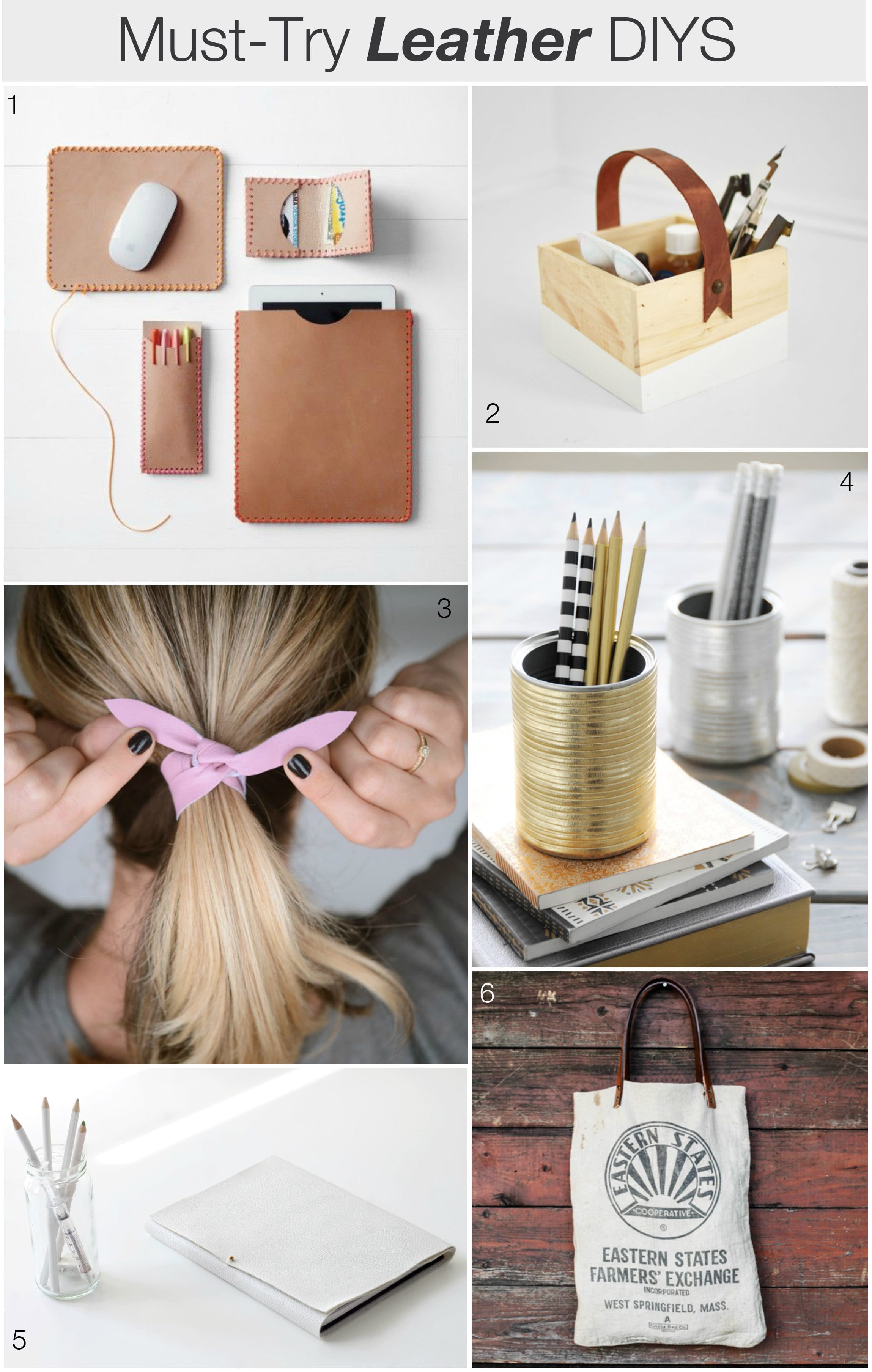 Must-Try Leather DIYS | The Crafted Life