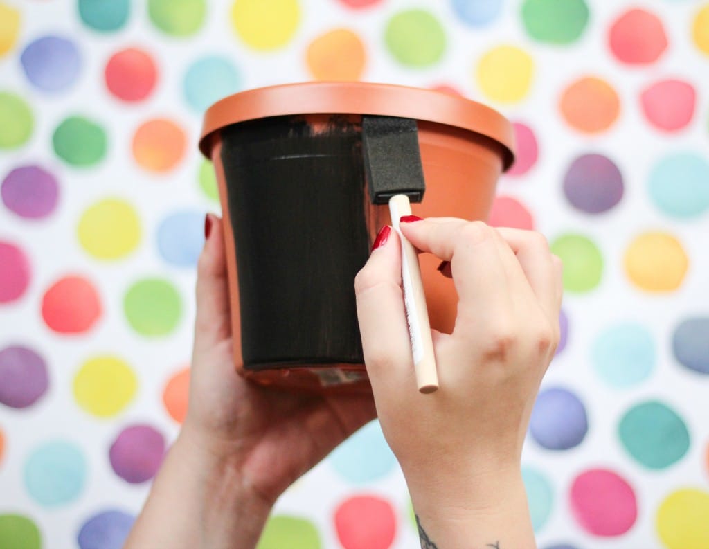 DIY Painted Planter | The Crafted Life