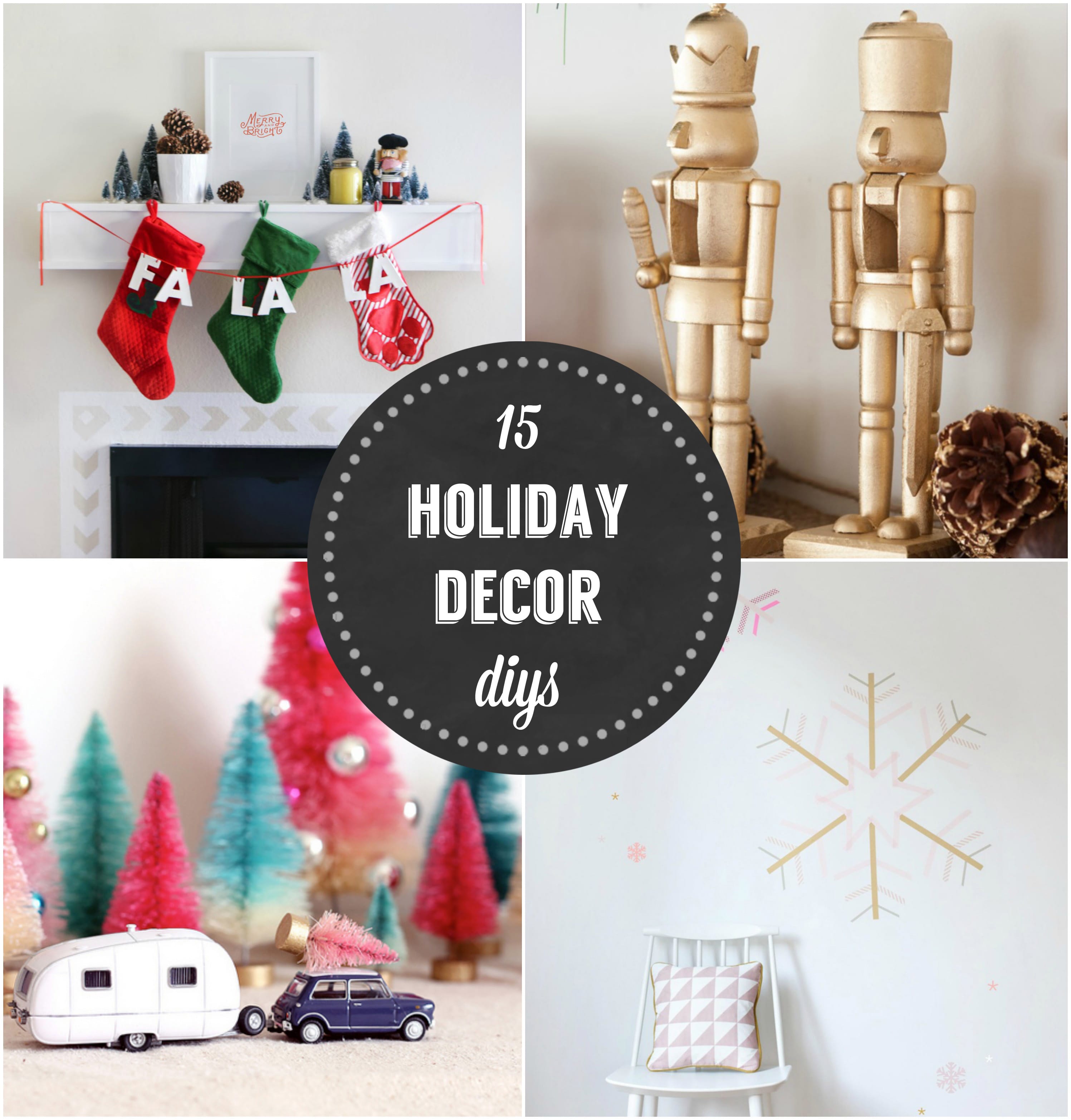 15 Holiday Decor DIYS | The Crafted Life