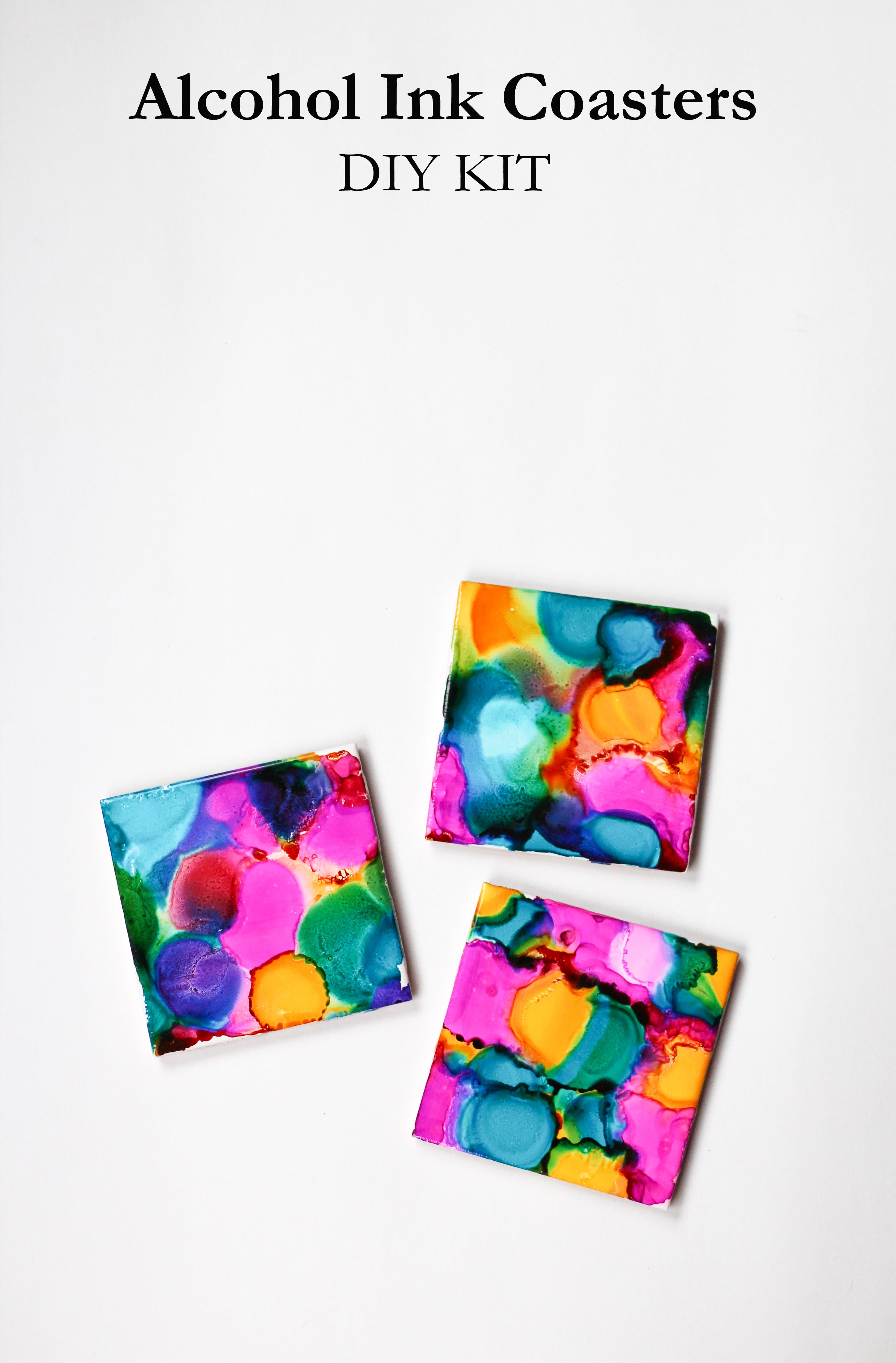 DIY Alcohol Ink Coasters | The Crafted Life