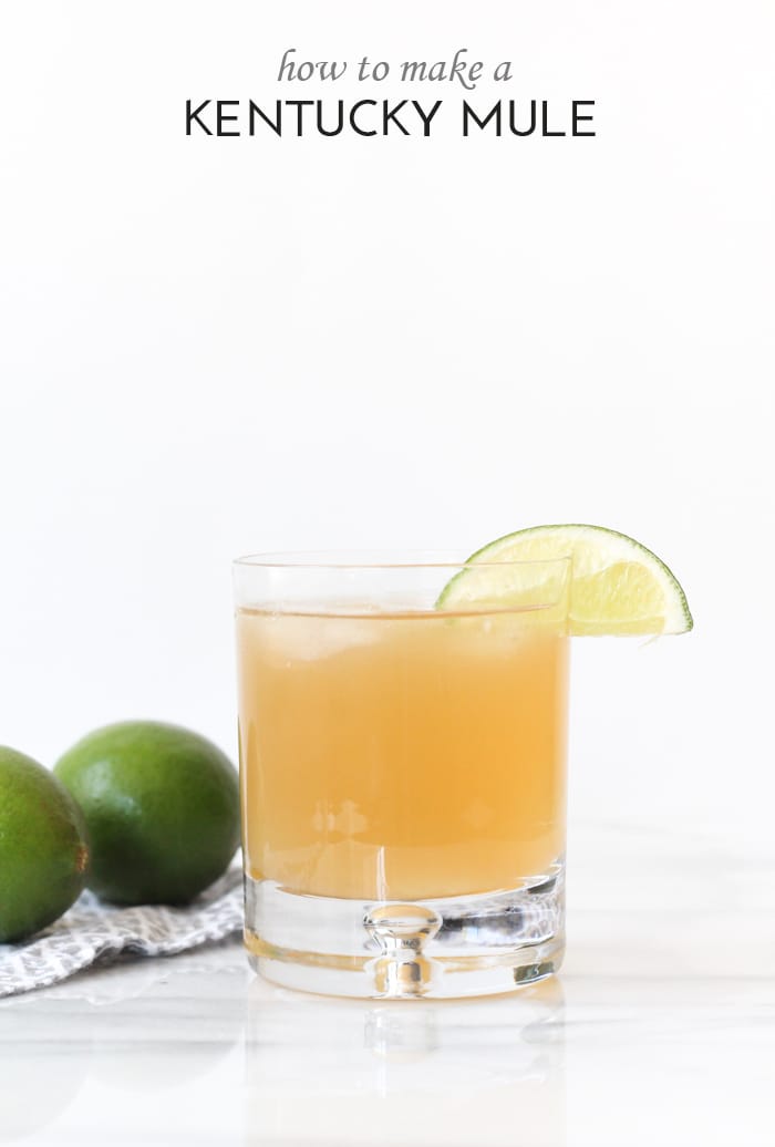 Click through to learn how to make a Kentucky Mule cocktail!