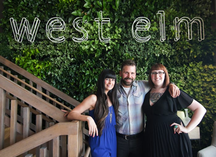 West Elm Flower Crown Workshop hosted by The Crafted Life & Hello Lidy