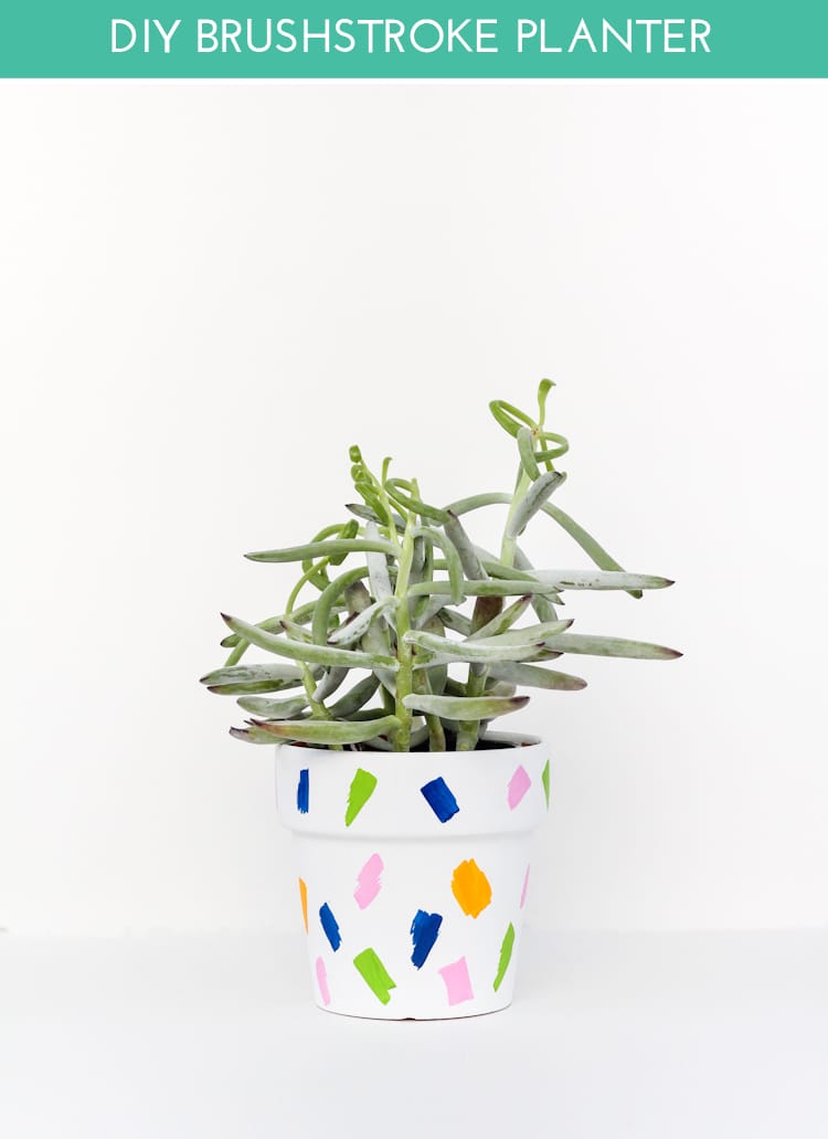 DIY Brushstroke Planter + @MONTANADIY Giveaway!