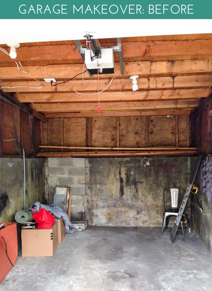 Garage Makeover: Before