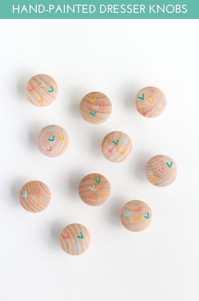 Hand-Painted Dresser Knob DIY