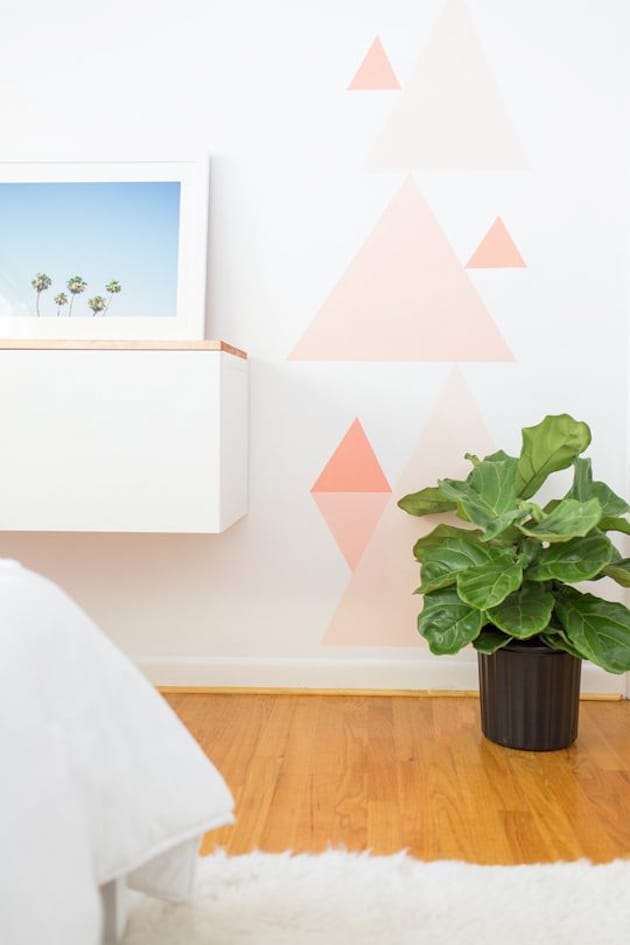 Geometric Accent Wall by Sugar & Cloth
