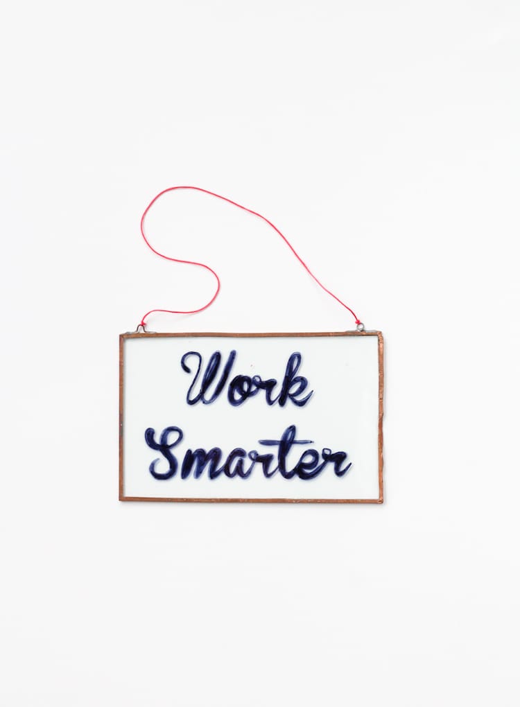 DIY Typographic Wall Hanging