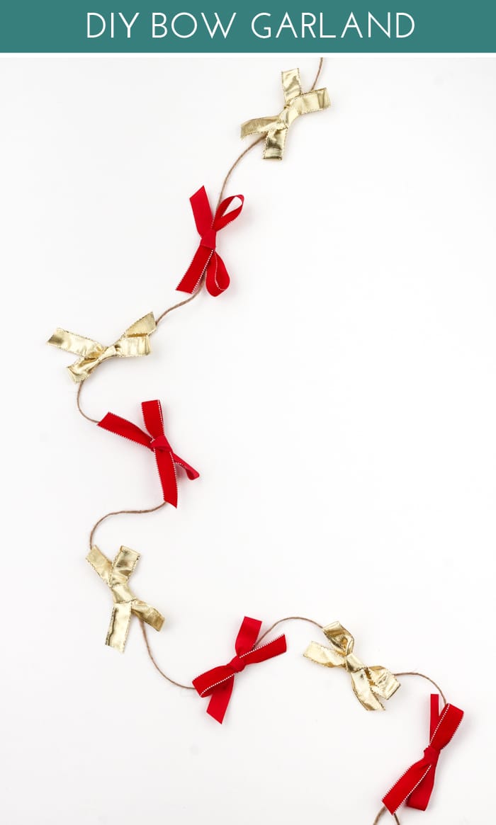 DIY Bow Garland