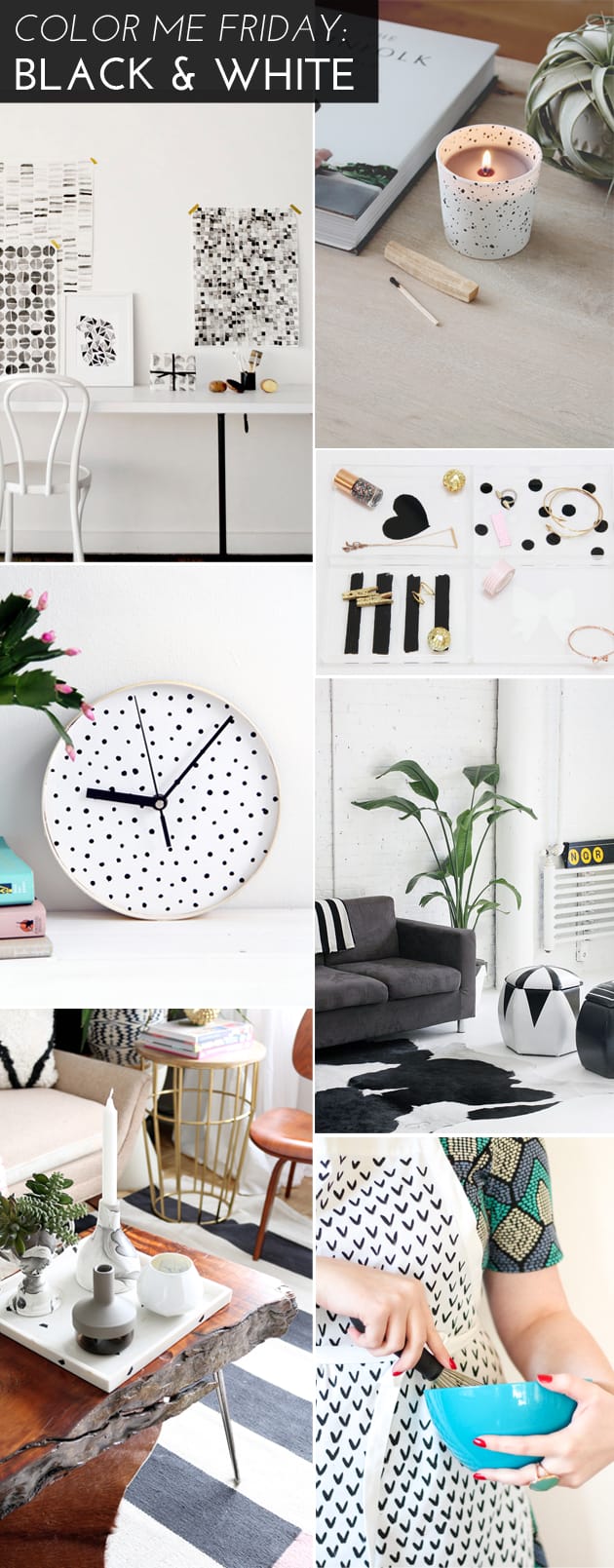 Color Me Friday: Black & White
