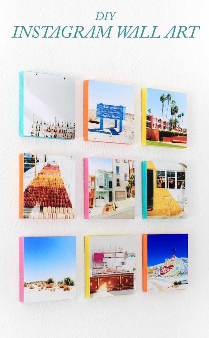 Learn how to turn your Instagram photos into wall art! Only takes a half hour and cost less than $30.