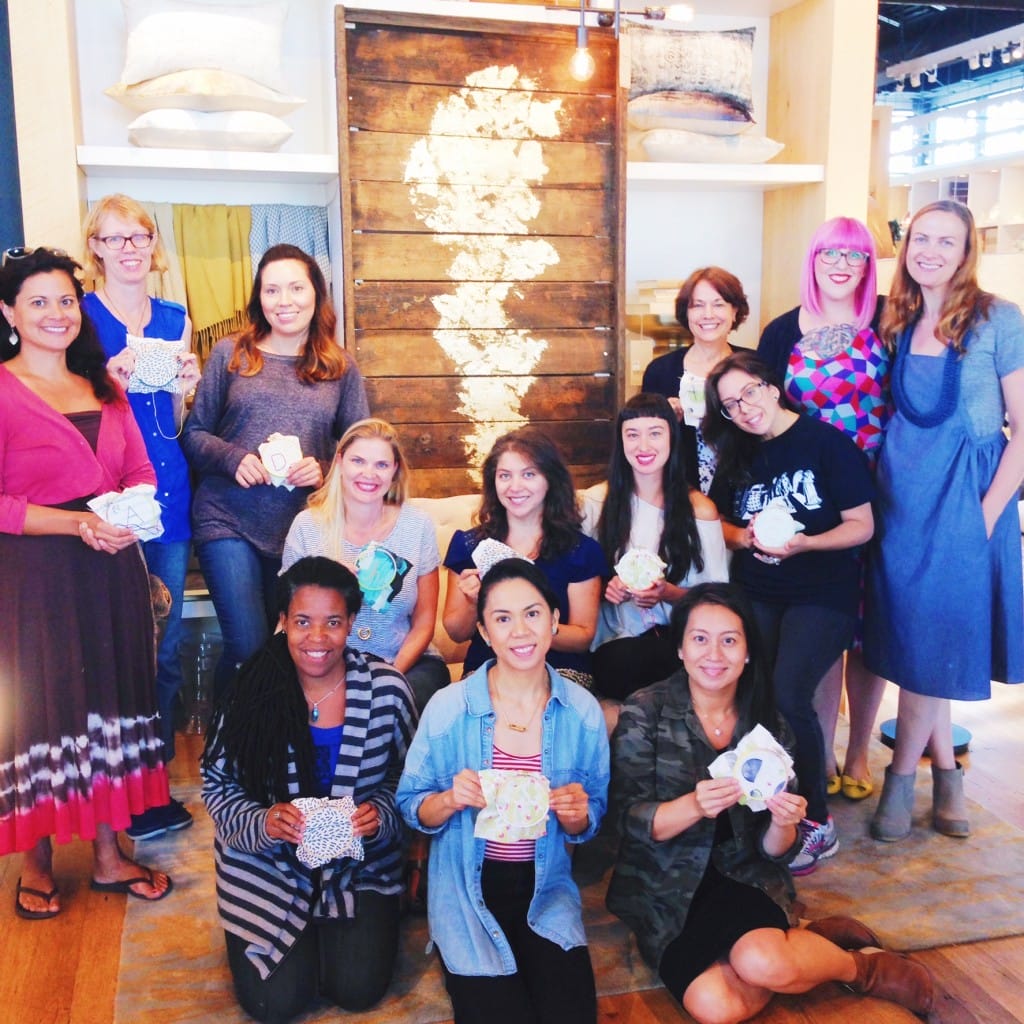 Embroidery Workshop Recap, West Elm