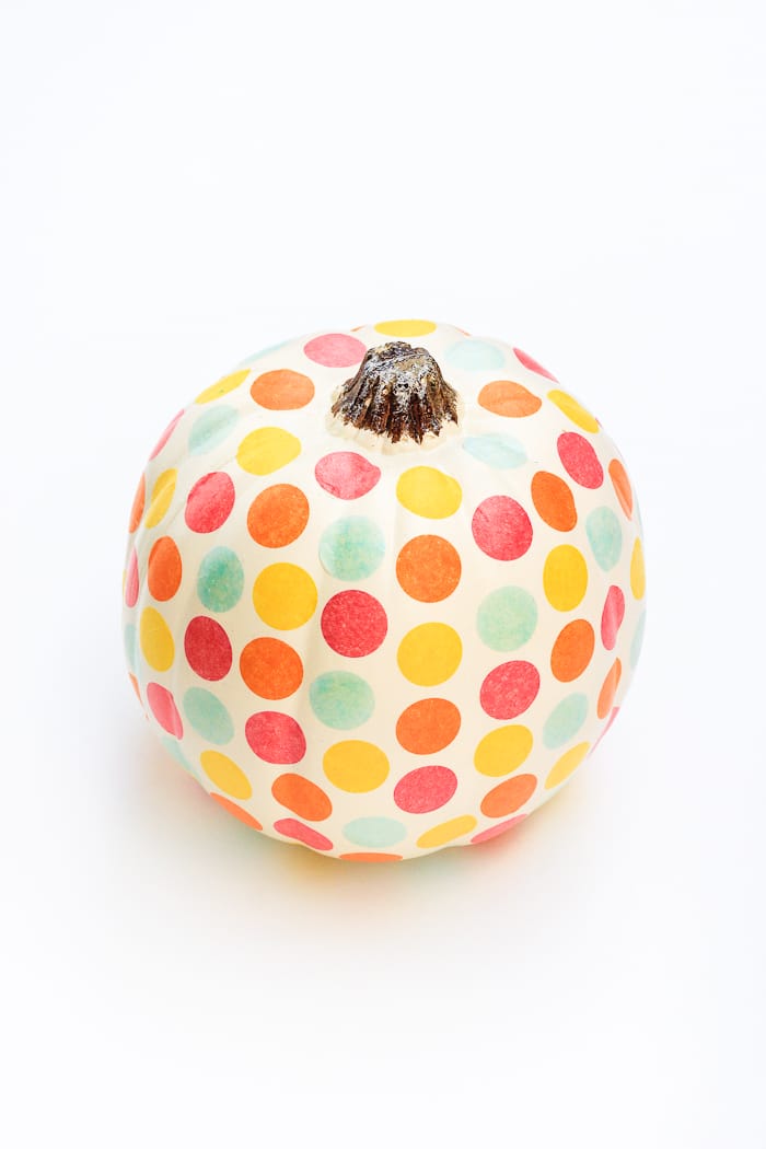 DIY Confetti Pumpkin