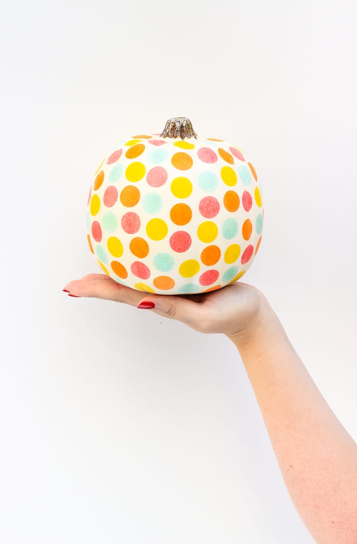 DIY Confetti Pumpkin