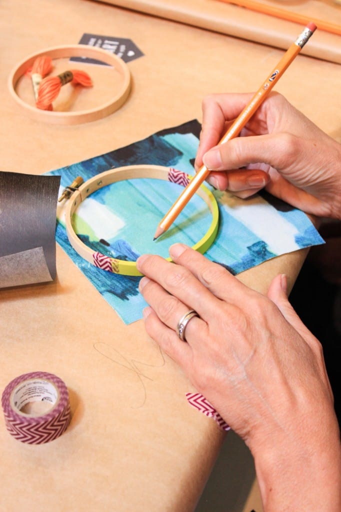 Embroidery Workshop Recap, West Elm