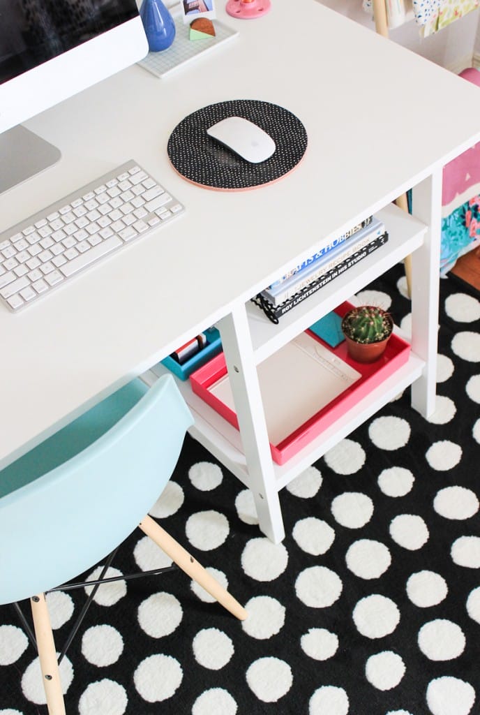 A tour of @thecraftedlife's home office + diy storage boxes