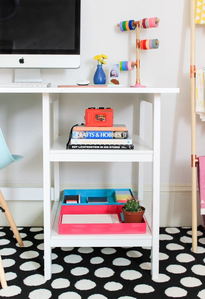 A tour of @thecraftedlife's home office + diy storage boxes