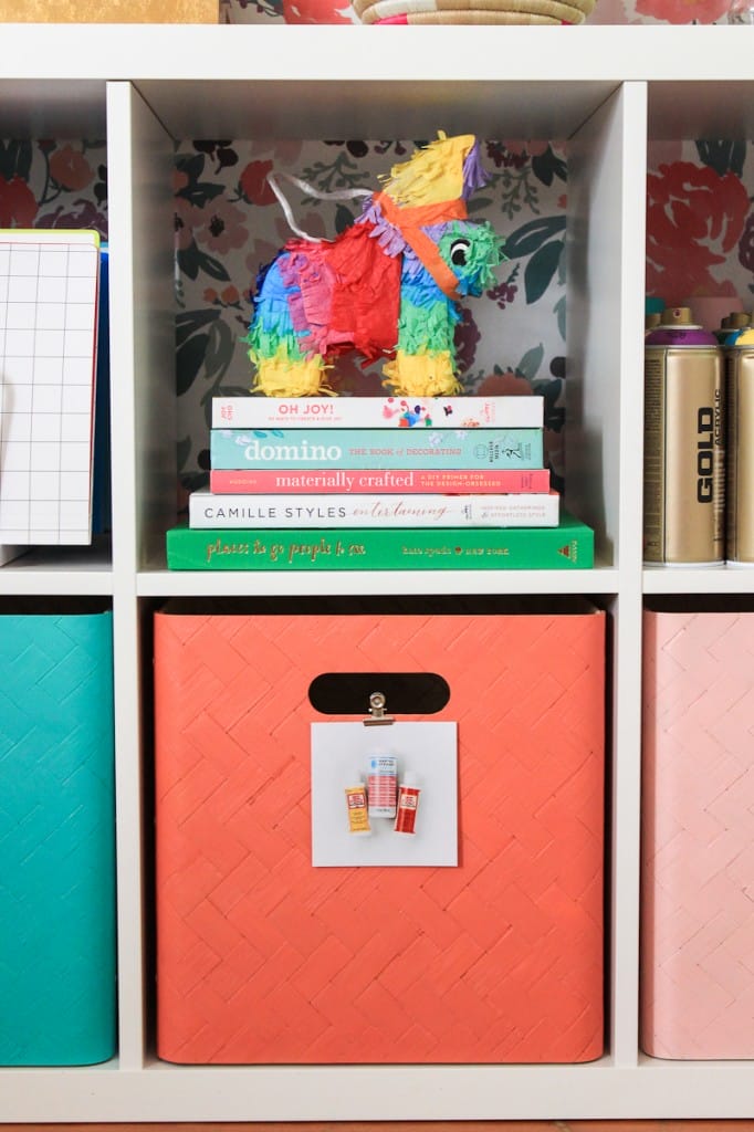 A tour of @thecraftedlife's home office + diy storage boxes