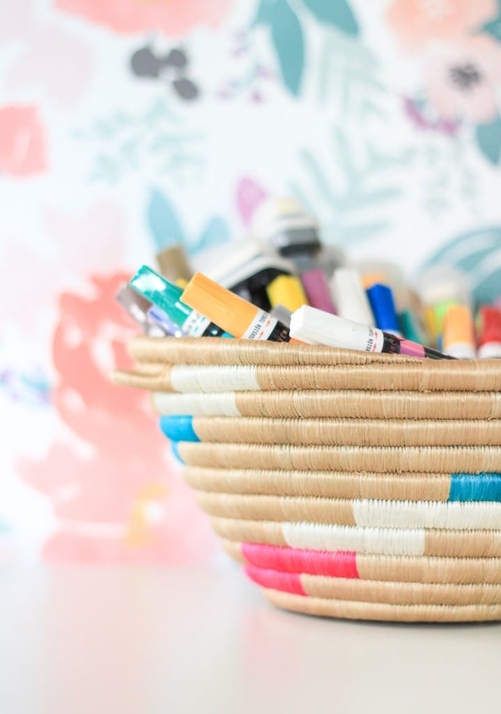 A tour of @thecraftedlife's home office + diy storage boxes