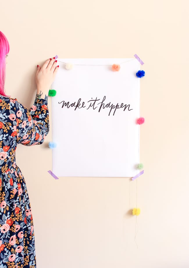 Free Handlettered Printables + Flash Sale