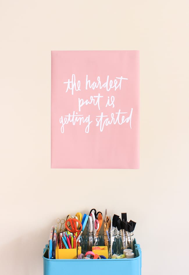 Free Handlettered Printables + Flash Sale