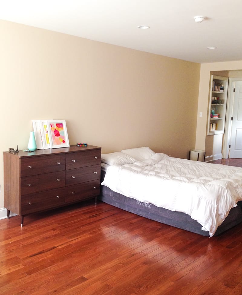 Bedroom + Office Makeover: The Before