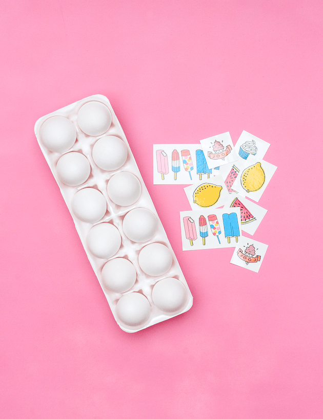 Learn how to make these temporary tattoo Easter Eggs in 10 minutes!