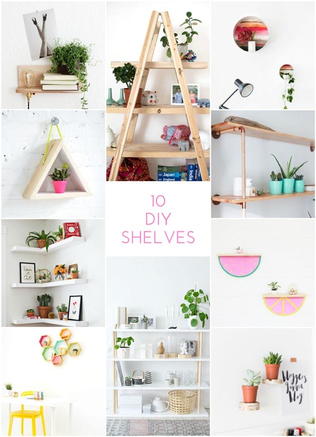 10 Amazing DIY Shelves