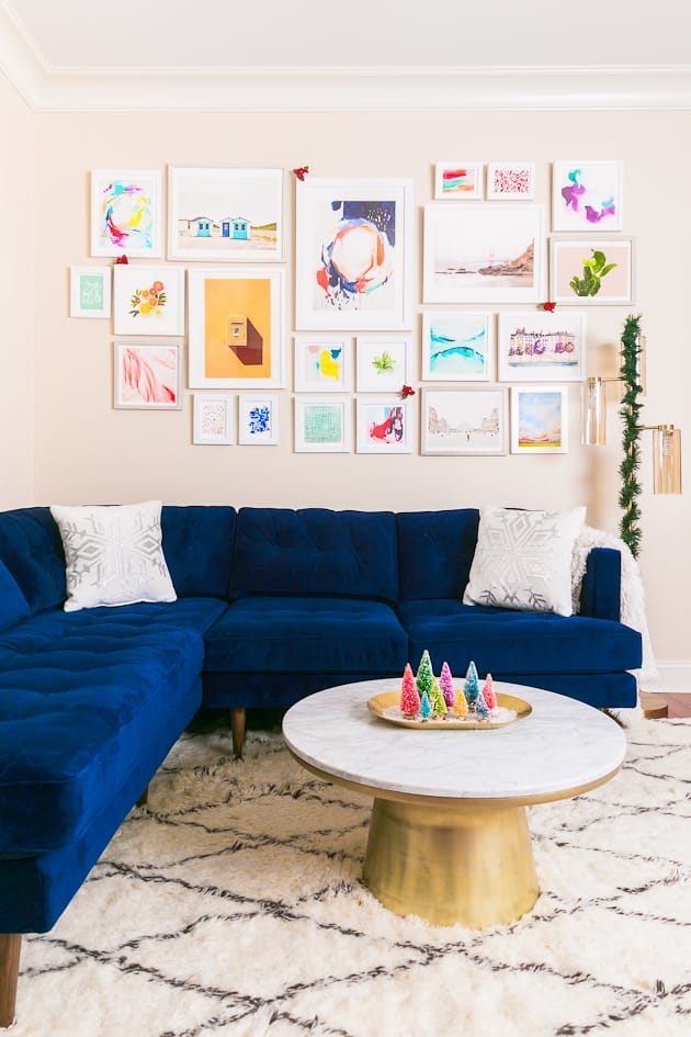 Rachel of @thecraftedlife's home for the holidays