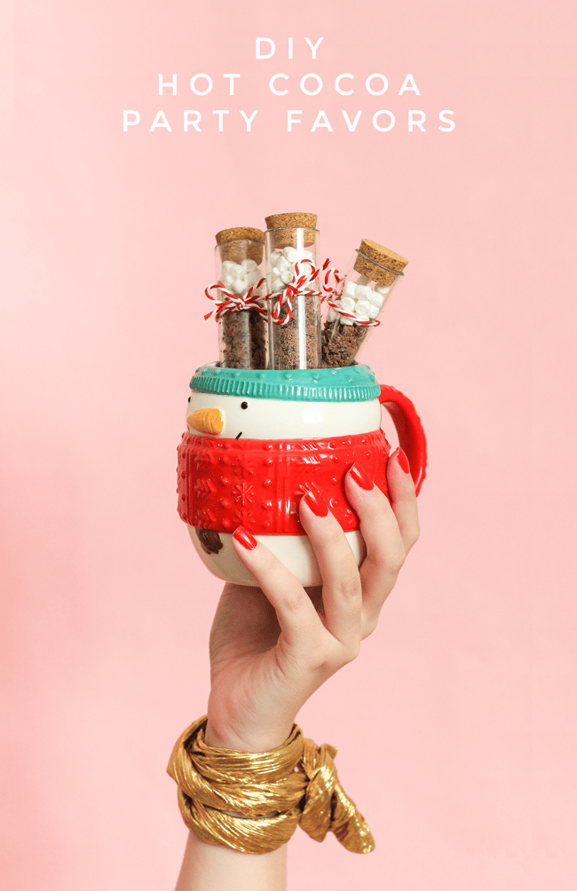 DIY Hot Cocoa Party Favors