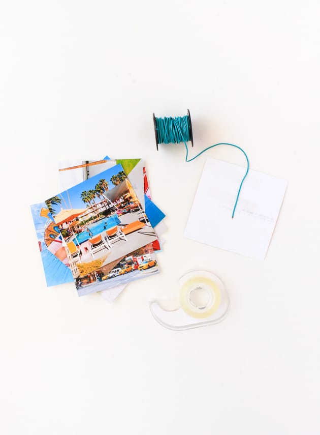 DIY Photo Wall Tree-- perfect for small spaces!