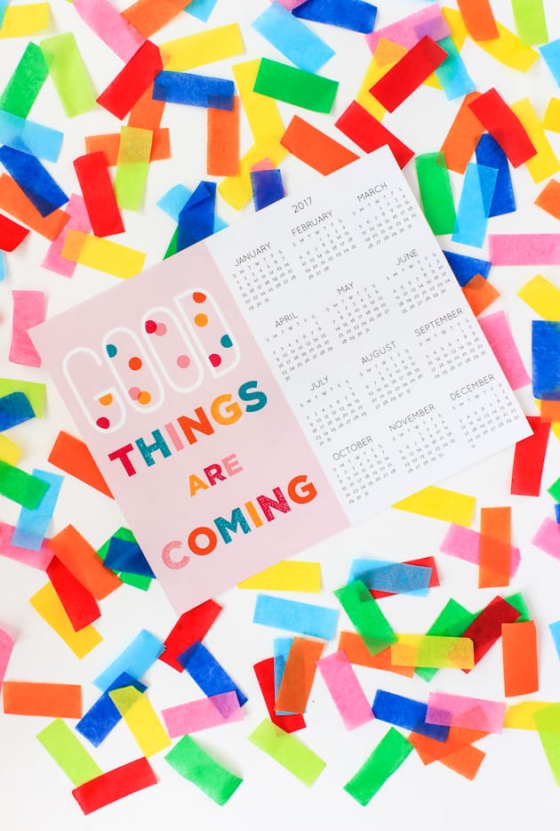 2017 Calendar Free Printable