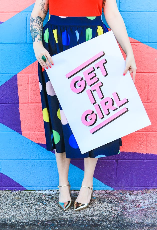 Free Printable: Get It Girl Art