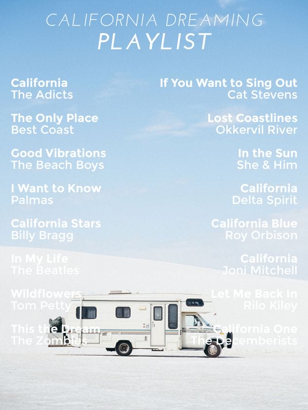 California Dreaming Playlist