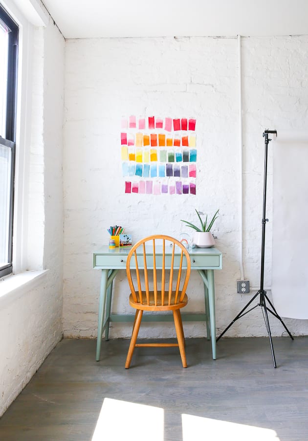 Take a tour of The Crafted Life's craft/photography studio!