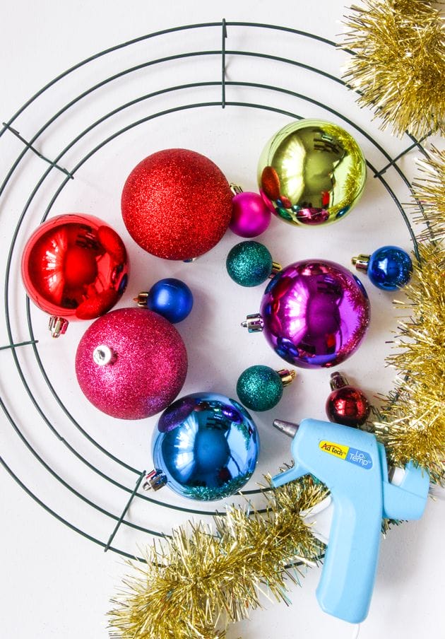 DIY Ornament Wreath
