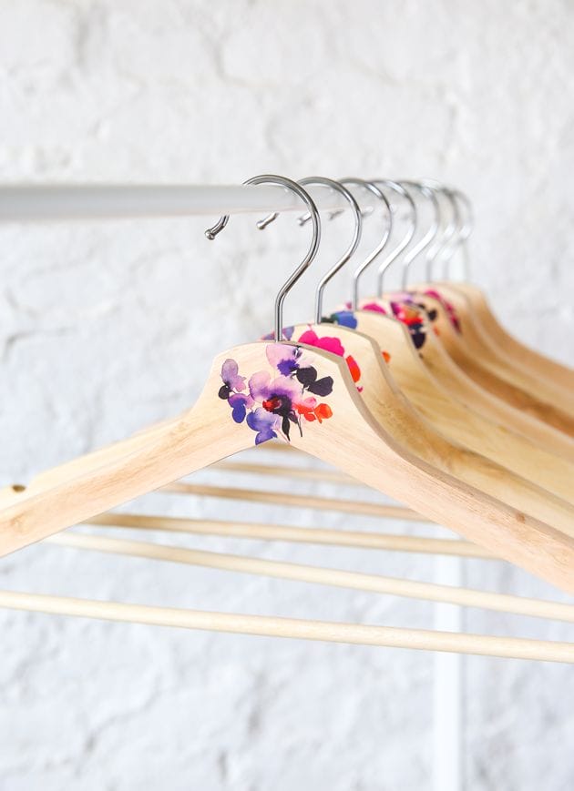 DIY Wooden Hanger Makeover