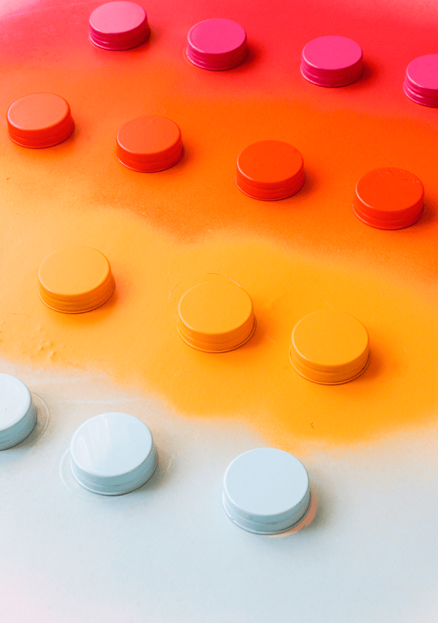 DIY Rainbow Candy Favor Bar