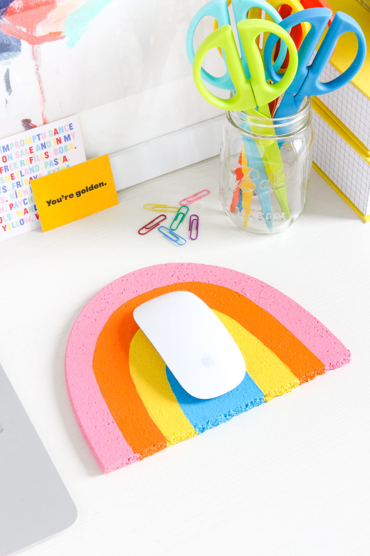 make-rainbow-mousepad-11 How to Make a Mouse Pad