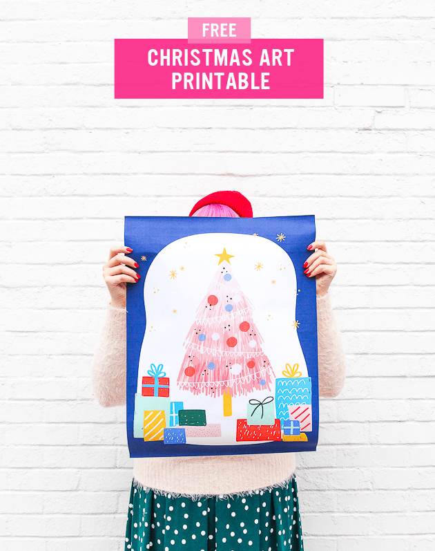 Free Christmas Art Printable: Part II