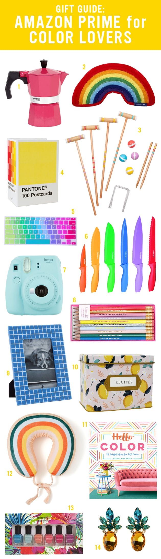 Gift Guide: Amazon Prime for Color Lovers